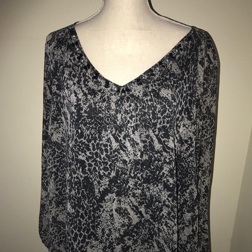 2X FRED DAVID BEADED SHIRT